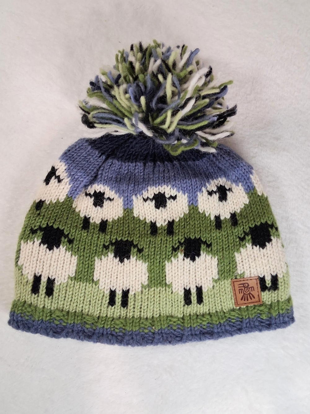 Pachamama Wool Handknit Beenie Flock Of Sheep Cottagecore